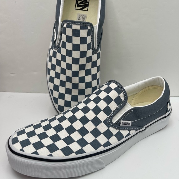 Vans Men’s Sneakers Classic Slip-OnColor Theory CheckerboardStormy Weather